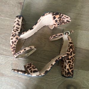A new day leopard heels size 8.5